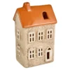 LED-Haus Dach, orange/glatt, 16 cm