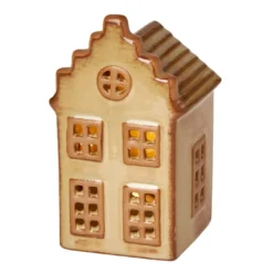 LED-Haus, farbig/creme, 11 cm