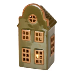 LED-Haus, farbig/grün, 15 cm