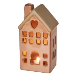 LED-Haus, farbig/rot, 15 cm