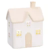 LED-Haus Rustik, weiß, 11 cm