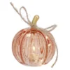 LED-Kürbis Craquele, rot, 9 cm