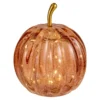 LED-Kürbis Craquele, rot, 15 x 16.5 cm