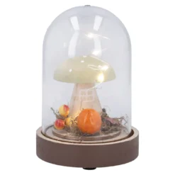 LED-Kugel Pilz, grün, 14 cm
