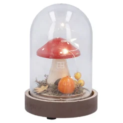 LED-Kugel Pilz, rot, 14 cm