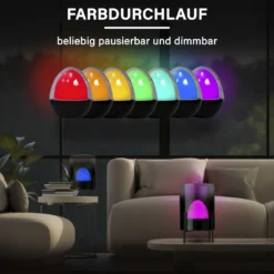 LED-Leuchte Ovo, Glas, 22 cm