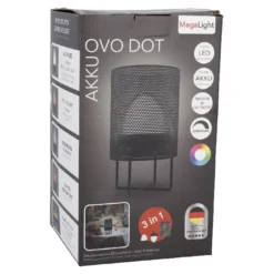 LED-Leuchte Ovo, Metall, 22 cm