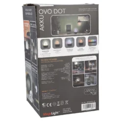 LED-Leuchte Ovo, Metall, 22 cm