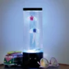 LED-Leuchte Qualle, blau/pink, 29 cm