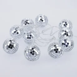 LED-Lichterkette Discokugel, 10er
