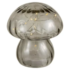 LED-Pilz Schwung, grau, 15.5 cm