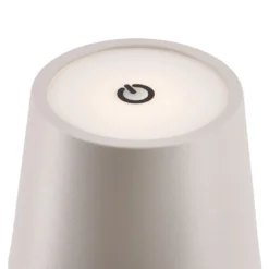 LED-Tischlampe Akku, creme, 28 cm