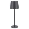 LED-Tischlampe Akku, dunkelgrau, 28 cm