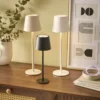 LED-Tischlampe Akku, weiß, 37 cm