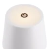 LED-Tischlampe Akku, weiß, 28 cm
