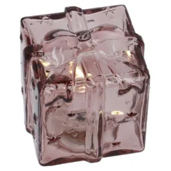 Licht-Geschenk, rosa, 8 cm