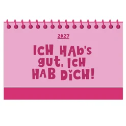 Mini-Kalender Color Up 2027, Ich habs gut