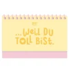 Mini-Kalender Color Up 2027, Wie toll du bist