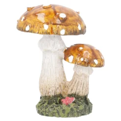Mini-Pilz Punkte, orange/rund, 6.2 cm