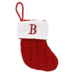 Nikolausstiefel Buchstabe, Zopf, B, 18 cm