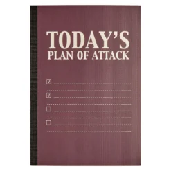 Notizbuch Attack, A5, dunkelbraun