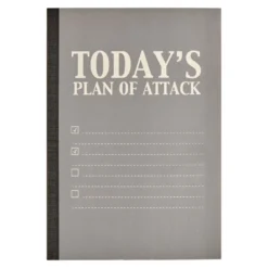 Notizbuch Attack, A5, grau