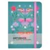 Notizbuch Floral, A6, petrol