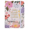 Notizbuch Floral, A6, weiß