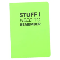 Notizbuch Neon, A5, Stuff/grün