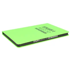 Notizbuch Neon, A5, Stuff/grün