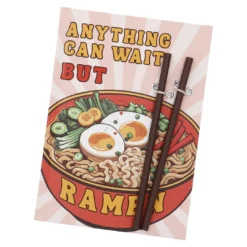 Notizbuch Ramen mit Bleistift
