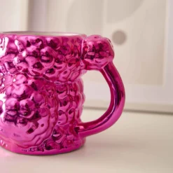 Pflanztopf Pudel, pink, 12 cm