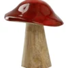 Pilz Lasur, Uni, rot, 12 cm
