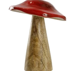Pilz Lasur, Uni, rot, 12 cm