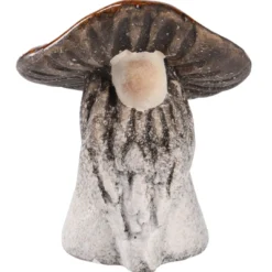 Pilz Wichtel, flach/braun, 6.2 cm