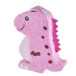 Pinata Motiv, Dino, pink, Höhe 49.5 cm