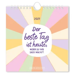 Postkarten Kalender, 2027, Der beste Tag