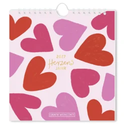 Postkarten Kalender, 2027, Herzensjahr