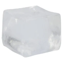 Quetsch-Würfel, transparent, 7 cm