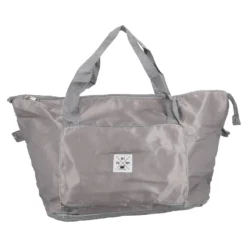 Reisetasche, faltbar, grau, 42 cm