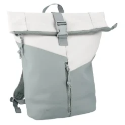 Rucksack Design/Rolltop, grün/grau, 20 Liter