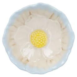 Schale Blüten, Antik/blau, 9.5 cm