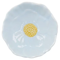 Schale Blüten, hellblau, 9.5 cm