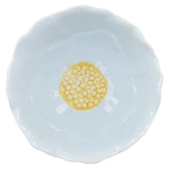 Schale Blüten, hellblau, 12 cm