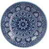 Schale China, flach, blau/hellblau, 12 cm