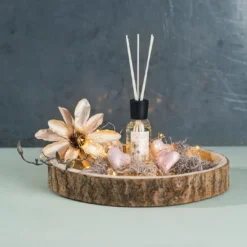 Schale Holzscheibe, 35 cm