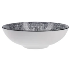 Schale Malina, flach, No. 1/Striche, 21 cm