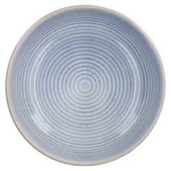 Schale Rille, blau, 11 cm