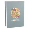 Schmuckbox Buch, Flower/blau