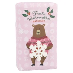 Seife mit Deko, Weihnachten, Bär, 150 g
